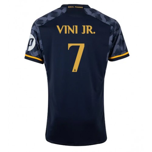 Pánský Fotbalový dres Real Madrid Vinicius Junior #7 2023-24 Venkovní Krátký Rukáv